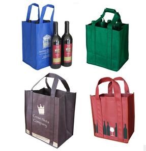 Buy cheap Favorites Compare online shopping wine non woven bag from wholesalers