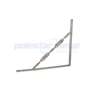 Buy cheap Construction Hardware Zinc Plated Steel Light Stayed Heavy Duty Angle Brackets from wholesalers
