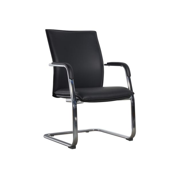 Buy cheap Executive Office Guest Chairs No Wheels Chrome SS ODM BIFMA from wholesalers