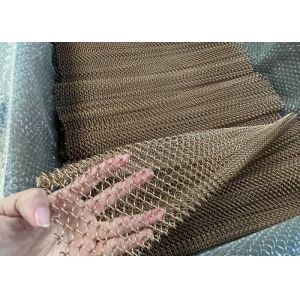 Buy cheap 8mm Diamond hole 1.2mm Thickness Aluminium Chain Decoration Mesh Curtain from wholesalers