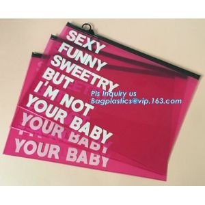 Buy cheap Transparent clear PVC Slider zipper bag plastic bag with zipper, cheap clear pvc pouch good quality with zipper packing from wholesalers