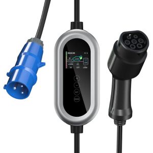 Buy cheap Europe 1 Phase Joint Ev Charging Cable Home Ev Charger Unit 5m 32a Ac Type2 7kw from wholesalers