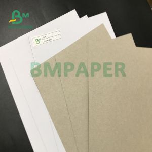 245gsm White Coated Grey Back Duplex Board For Cards Folding Resistance