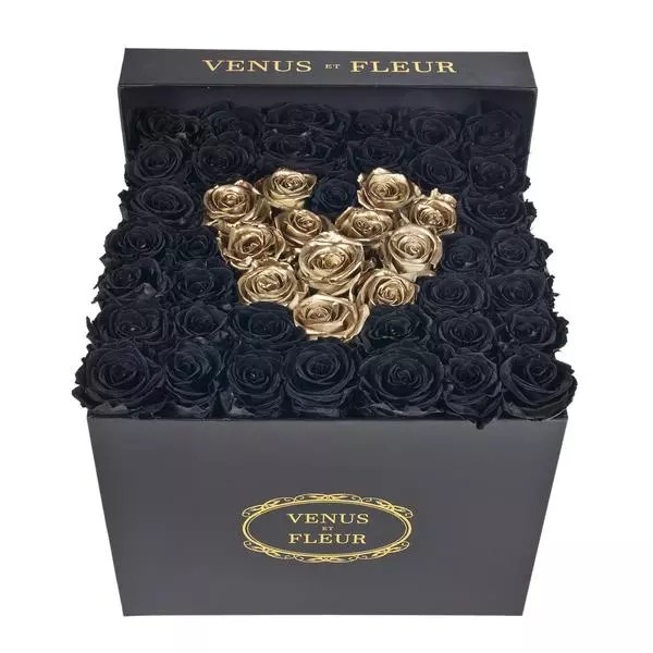 Buy cheap Luxury design cardboard round box preserved flower boxes with logo printing from wholesalers