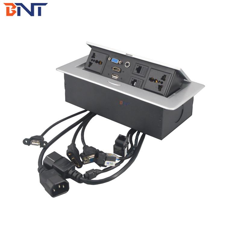 Buy cheap Pop Up Desktop Socket Conference table socket with connected wires from wholesalers