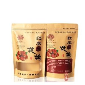 Custom Printing Block Flat Square Bottom Side Gusset Quad Seal Foil Lined Zipper