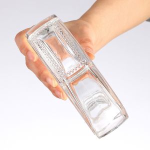 Buy cheap Embossed Glass Bottle for Brandy Whisky Vodka Rum Tequila Hot Stamping Large Capacity from wholesalers