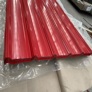 Blue DC02 Galvanized Corrugated Roofing Sheets 180g Galvanized Roof Panels