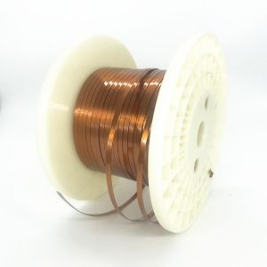 Buy cheap UEW Class 180 Thickness 0.5mm Rectangular Copper Wire from wholesalers