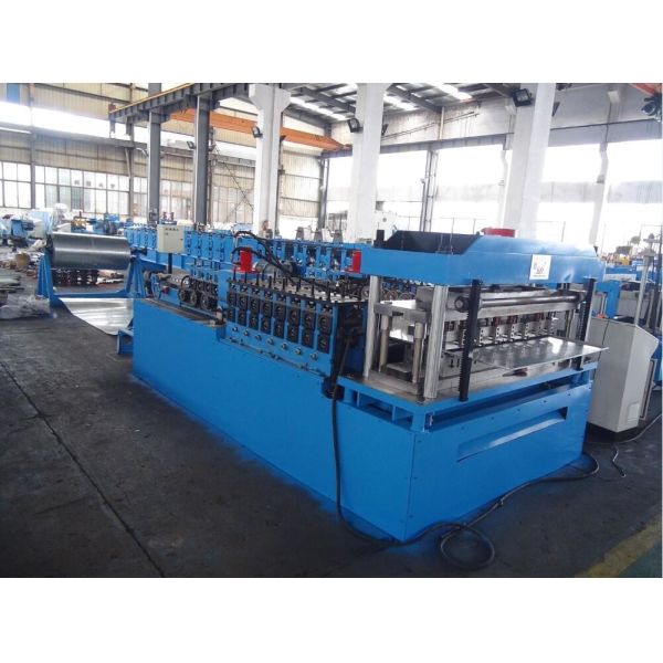 Adjustable Shelf Box Panel / Door Frame Roll Forming Machine with folding four
