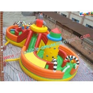 China Durable Commercial Inflatable Playground Fire Retardant PVC Tarpaulin on sale