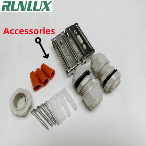 Transparent Polycarbonate Diffuser Tri-proof Fixture for Waterproof Car Washing Garage