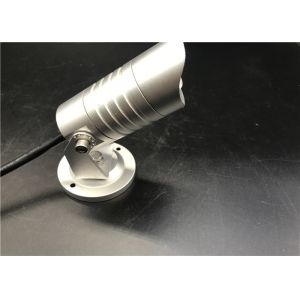 1W 120V 240V LED Garden Spotlight With Black And Silivery Die - casting Aluminum