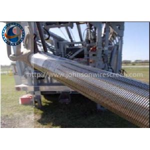 Buy cheap Multi Functional Water Well Screen 0.5 Mm / 0.63mm / 0.75mm / 1.0mm Slot Size from wholesalers