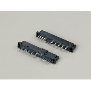 Buy cheap High-Speed SAS 29P IDC Female Cable Connector 180° with Peg, Phosphor Bronze Terminals & Gold G/F Contact | Electrical Signal Connector for PCB & Wiring Harness Customization from wholesalers