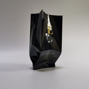 Cosmetic 90 Micron Flat Bottom Side Gusset Bag , Resealable Stand Up Pouches