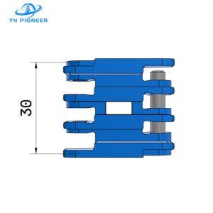 Low - Maintenance Modular Belt with PP Axles for Simplified Industrial Transport