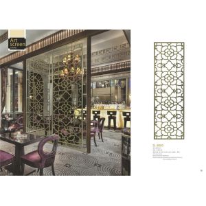 China Manufacturer Decorative Modern Design Metal Folding Screen Foom Dividers