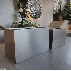 Buy cheap Geometric Metal Planter Pots Rust Proof With Drainage product