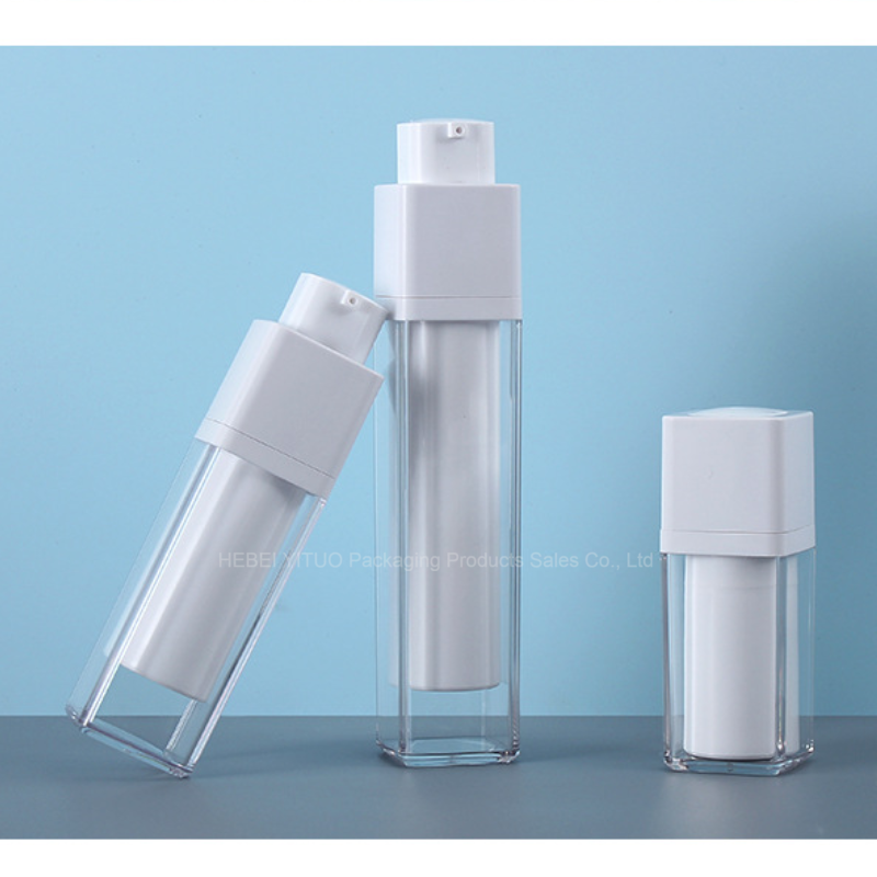 Buy cheap Customized Airless Pump Bottles Refillable 50ml For Cosmetics product