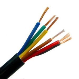PVC Copper Insulated and Sheathed Flexible Electric Wire 0.5mm 2core 3core 4core