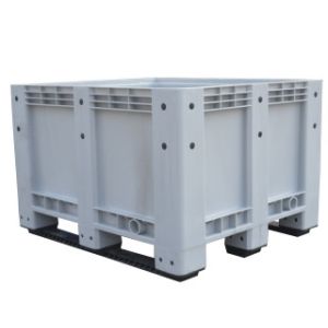 Buy cheap Agriculture Collapsible Plastic Storage Crate Solid Side Perforated from wholesalers