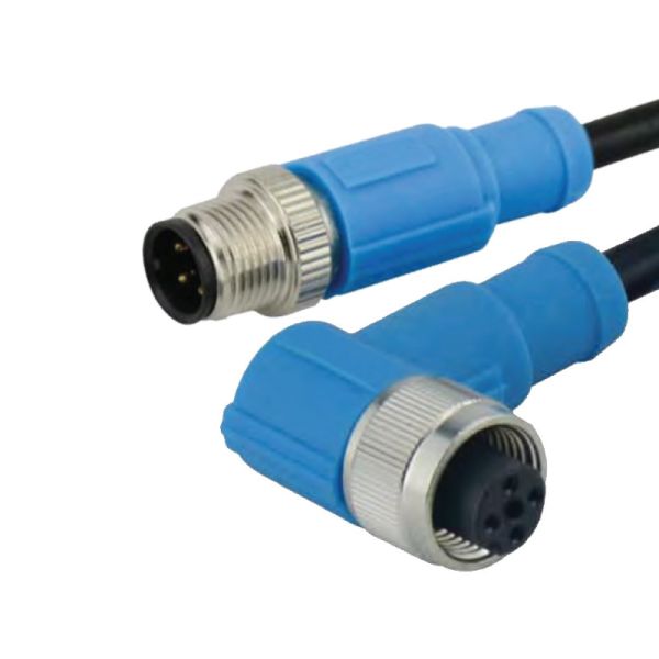 Quality IP68 TPU M12 B Code Connector Feamle Molding Cable 17 Pins for sale