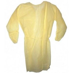 Buy cheap 45 - 60GSM Disposable Isolation Gown Moisture Proof Good Breathability product