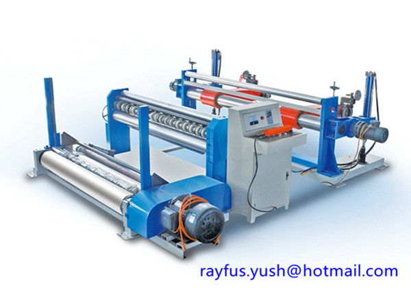 Quality Automatic Paper Pipe Making Machine / Jumbo Roll Slitter Rewinder Industrial for sale