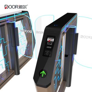 Buy cheap 900mm Width SUS304 Brushed Pedestrian Turnstile Gate 50W from wholesalers