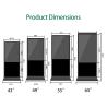 Buy cheap VETO 32-86 Inch Custom Digital Signage LCD Advertising Displays Video Player from wholesalers