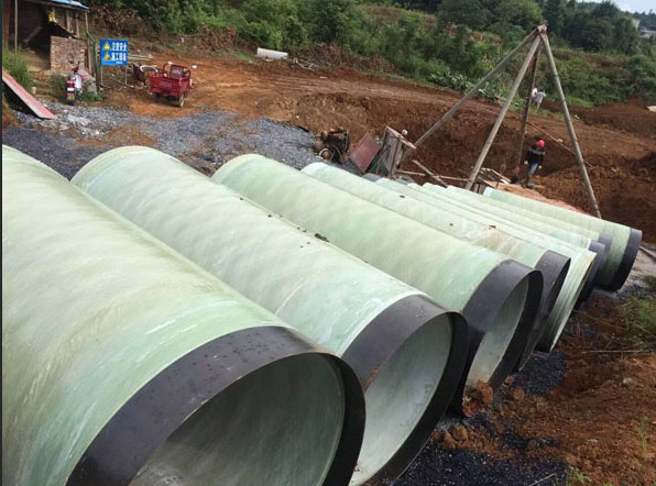 1000mm/2500mm/4000mm/5000mm FRP Grp Pipes For Underground Pipeline Sunken Pipe