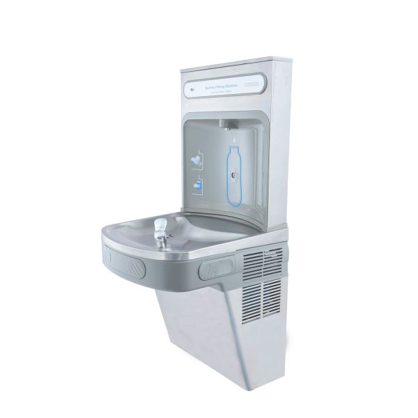 Quality Brushed Stainless Steel 304 Drinking Water Fountain Wall Hung Mounted for sale