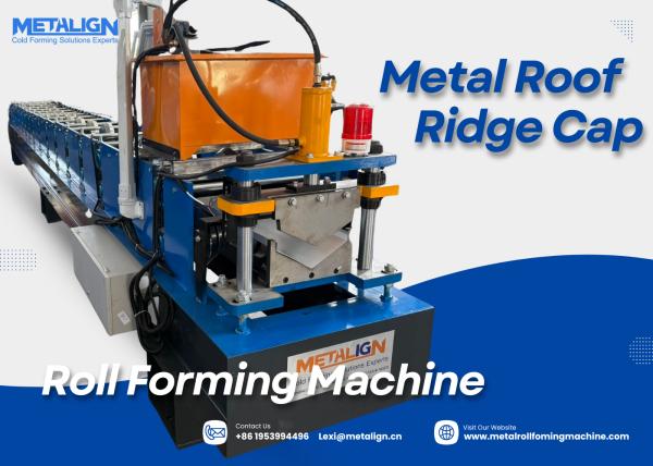 Buy cheap Ridge Cap Roll Forming Machine With 0.3-0.8mm Material Thickness And 15-20m/min Forming Speed from wholesalers