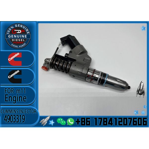 Huida original DL900A bulldozer ISM11 engine 4903472 4026222 fuel injector 4903319 used in Cummins