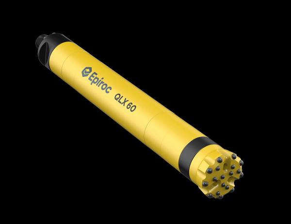 EPIROC QLX40 DTH Hammer with 125mm Shank Diameter and 12-Spline Shank for Iron