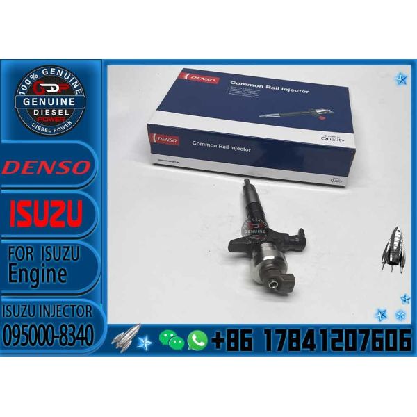 Genuine Diesel Fuel Injector 095000-8340 For 4JJ1 3.0L 8981066932, 8-98106693-2, 8981066931, 8981066930