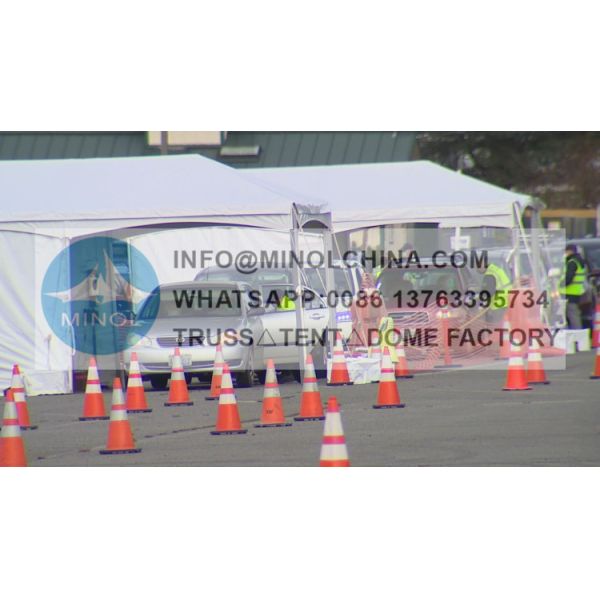 Quality Rapidly Deployable Drive-Thru COVID-19 Test Facilities /tent for sale