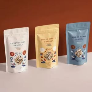 Buy cheap Custom Printed Aluminum Foil Zipper Bag Matte Food Grade Stand Up Bag Heat Seal product