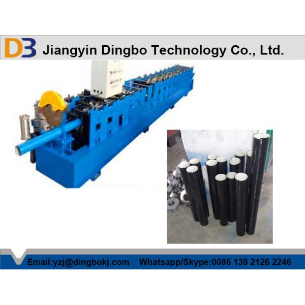 Square Channel Pipe Downspout Roll Forming Machine High Efficient 380V / 3PH /