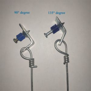 Buy cheap 12ft 12 Gauge Galvanized Hanger Ceiling Tie Wire with 1-1/4" Pin And Clip from wholesalers