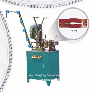 Buy cheap Auto Metal Zipper Double Top Stop Settling Machine 3000pcs/18cm/H with 1.5–3.0 kW Motor and 500 Hours Maintenance Cycle from wholesalers