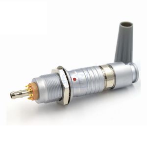 China FGG EGG 3B 8 Pin Plus 1 Way Push Pull Self-lock Plug Socket Electrical Pneumatic Mixed Connector on sale