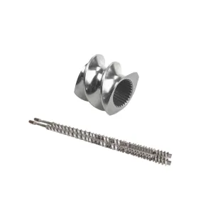 Buy cheap Custom Twin Screw Extruder Screw Elements with Wear and Corrosion Resistant Alloys from wholesalers