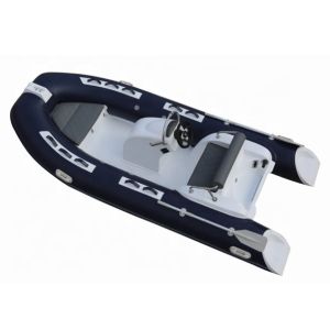 Buy cheap 2022 rib rigid inflatable boat 13ft orca rib390C with back cabin and center console from wholesalers