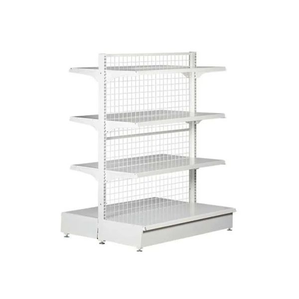 Buy cheap Factory Custom Double Sided Mesh Back Shelving Grid Shelves from wholesalers