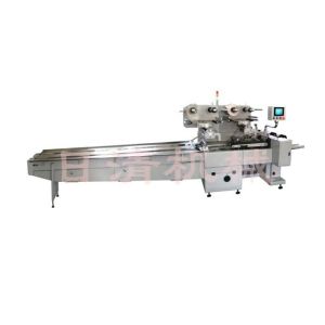 Buy cheap PLC Control Pillow Bag Packaging Machine , Electrostatic Biscuit Packing Machine from wholesalers