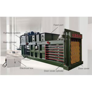 Buy cheap 55kw Horizontal ODM Design Scrap Aluminum Baler from wholesalers