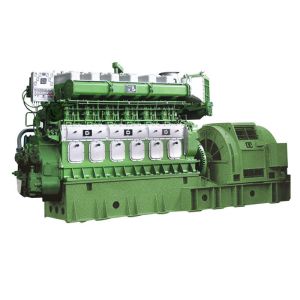 China ISO9001 Genset Marine Generator 1000kW To 2000 KW Dual Fuel Generator Sets on sale