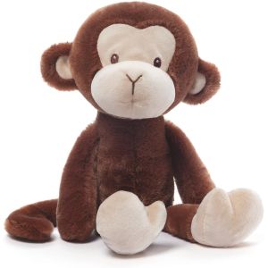 Buy cheap Sitting Long Tail Brown Monkey Plush Toy With Big Ears from wholesalers